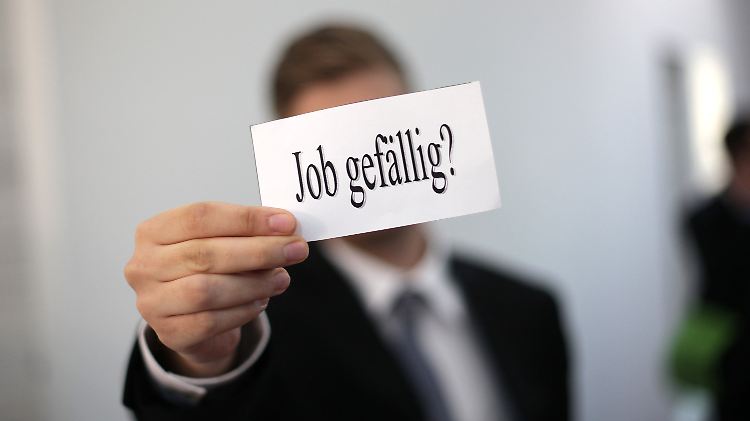 In einer Firma für Zeitarbeit in Husum.