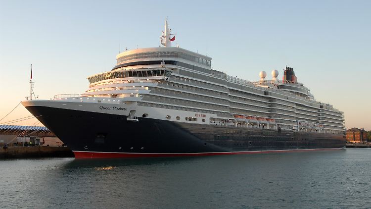Die "Queen Elizabeth" hat noch keine Kratzer.