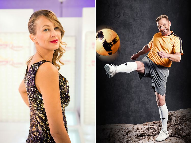 Wollen bei "Let's Dance" Größe zeigen: Alessandra Meyer-Wölden und Thomas Häßler.