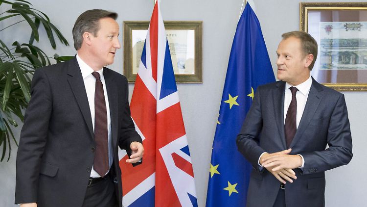 David Cameron (l.) und Donald Tusk wollen Großbritannien in der EU halten.