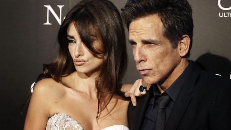 Posieren in Perfektion: Penélope Cruz und Ben Stiller bei der Premiere in Madrid.