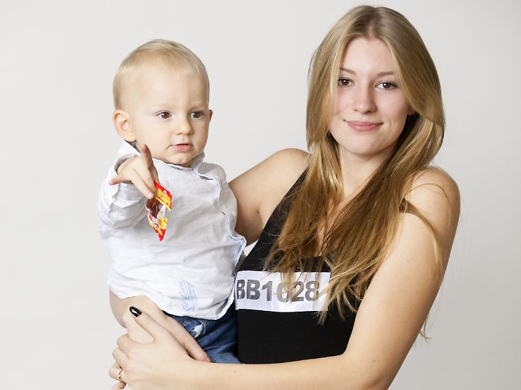 Mama Saskia: "Dass ich schwanger war, wurde mir erst bewusst, als ich meinen Sohn in den Armen hielt".