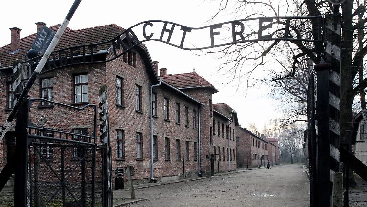 Die juristische Aufarbeitung der vielfachen Morde in deutschen Vernichtungslagern wie Auschwitz (hier das Eingangstor) begann sehr spät - etliche mutmaßliche Täter sind nun verhandlungsunfähig.