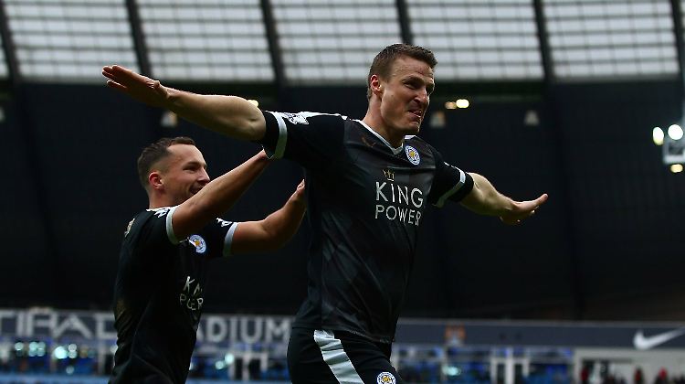 Robert Huth köpfte die "Foxes" zum zwischenzeitlichen 3:0.