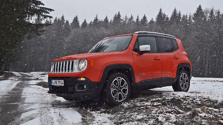 Auf widrigen Pfaden sollte man mit einem frontgetriebenen Jeep Renegade vorsichtig sein.