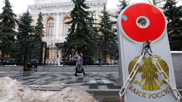 Russlands Zentralbank musste allein 2015 fast 70 Banken schließen.