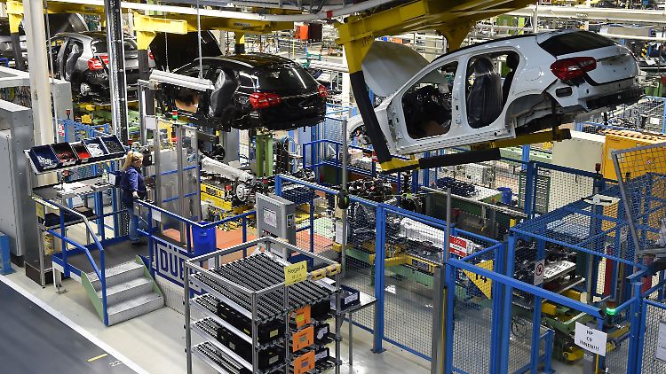 Im Daimler-Werk von Rastatt.