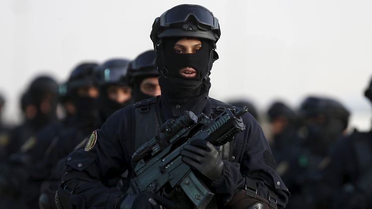 Soldaten einer saudi-arabischen Spezialeinheit.