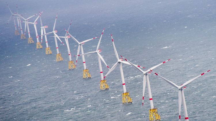 Mit 2282 Megawatt gehen rund 75 Prozent der neu angeschlossenen Offshore-Kapazitäten auf Deutschland zurück.