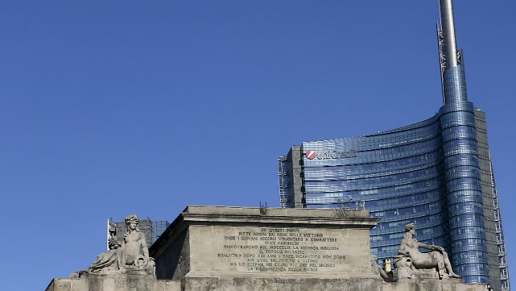 Unicredit-Hauptsitz in Mailand.