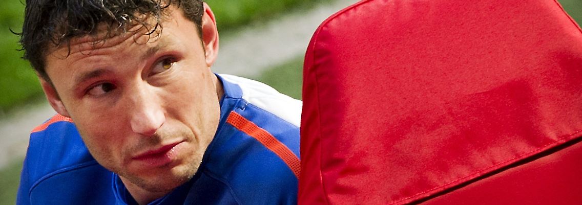 "Ich habe die Blessur schon länger": Mark van Bommel.
