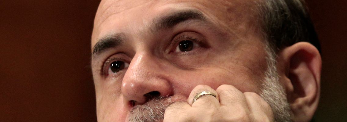 Ben Bernanke in einem nachdenklicher Moment im September: Der Fotograf saß wohl nicht in der ersten Reihe.