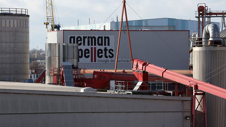 German-Pellets-Werk in Wismar.