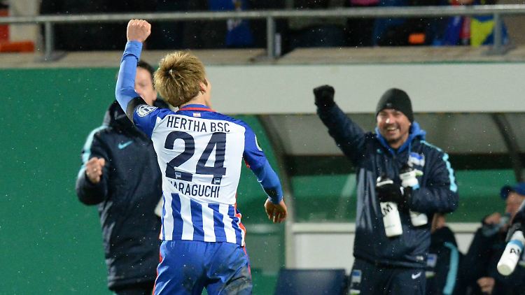 Genki Haraguchi machte das vorentscheidende 3:1 in Heidenheim.