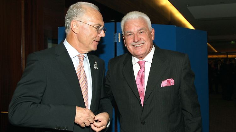 Beste Kumpels: Franz Beckenbauer und Fedor Radman