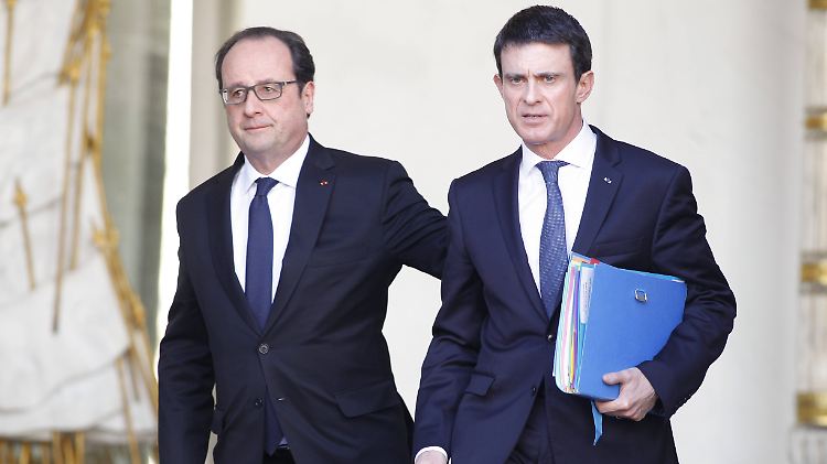 Kommt nun die Zeit der "Offenheit"? Hollande und Valls.