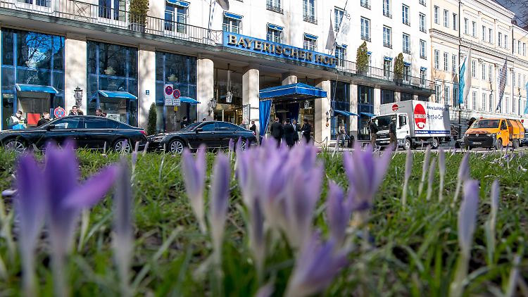 Die Münchner Sicherheitskonferenz findet traditionell im Hotel "Bayerischer Hof" statt.