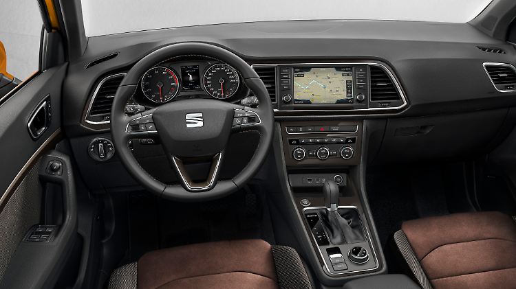 Bei der Gestaltung des Innenraums vom Seat Ateca hatten die Spanier noch Geld für ein kleines Gimmick übrig.