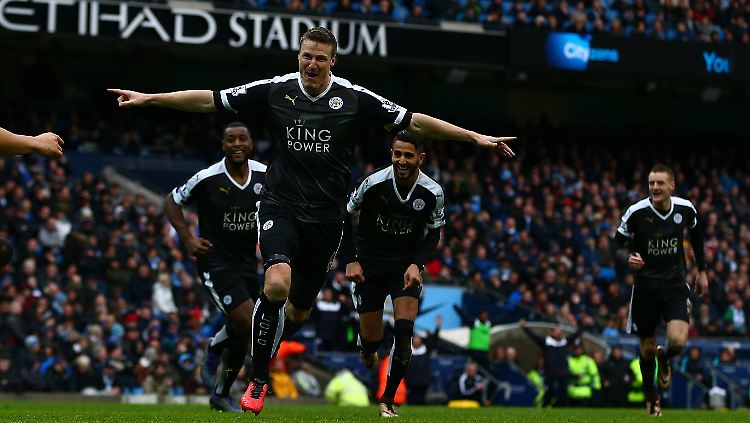 Robert Huth und Leicester City wollen auch gegen den FC Arsenal ihren Höhenflug fortsetzen.