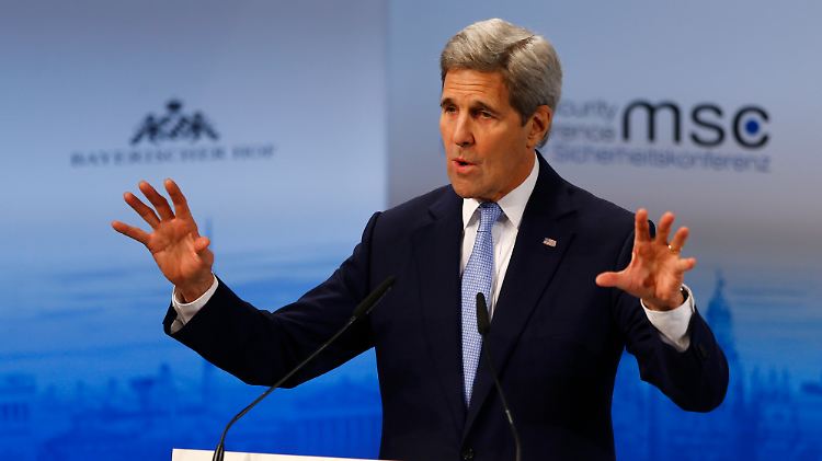 John Kerry bei der Sicherheitskonferenz in München.