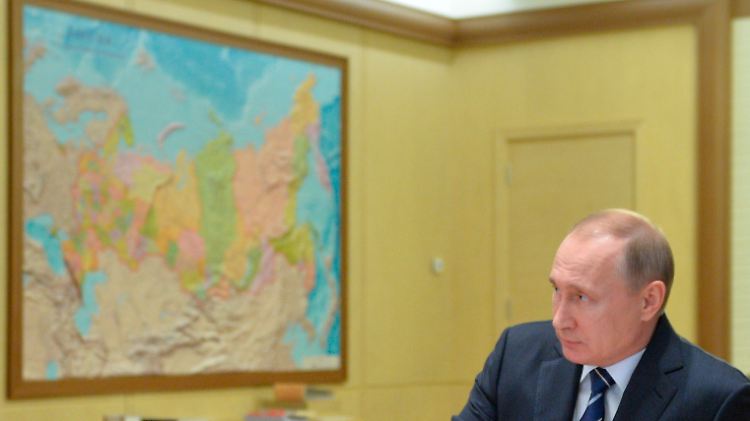 Sieht sein Land von Feinden umgeben: Präsident Putin.