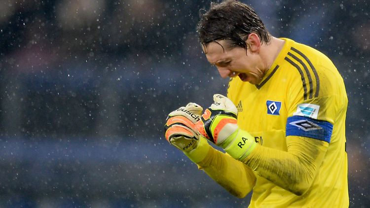 Rene Adler und der Hamburger SV erkämpften sich drei ganz wichtige Punkte gegen Gladbach.