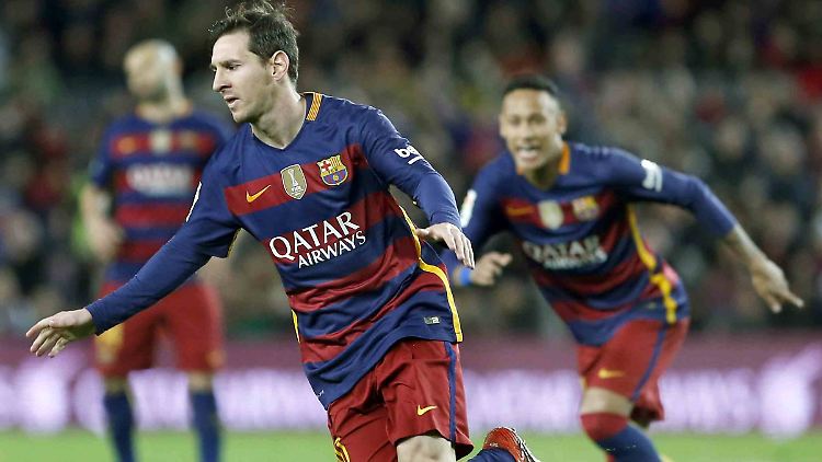 Lionel Messi machte den Auftakt mit seinem Führungstreffer in der 28. Minute.