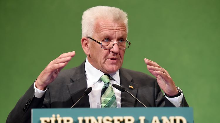 Winfried Kretschmann: Derzeit bestimmt die Flüchtlingskrise auch den Wahlkampf in Baden-Württemberg.
