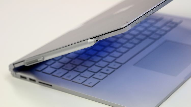 Das Surface Book kleidet sich in ein edles Magnesium-Gehäuse.