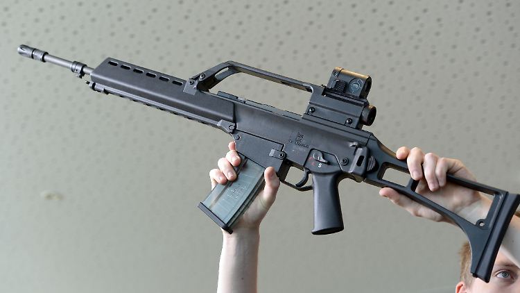 Ein  Sturmgewehr G36 von Heckler und Koch.