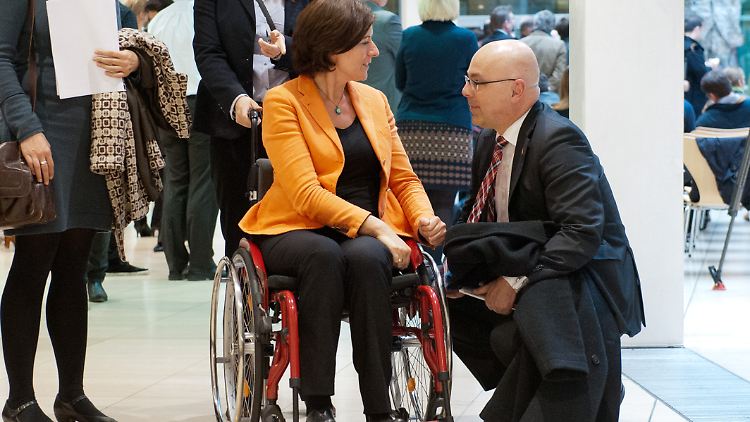 Malu Dreyer im Gespräch mit Torsten Albig, dem Ministerpräsidenten des Landes Schleswig-Holstein.