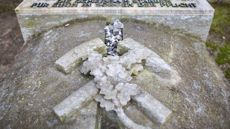 Ein Mahnmal soll an die verschütteten Kumpel erinnern.