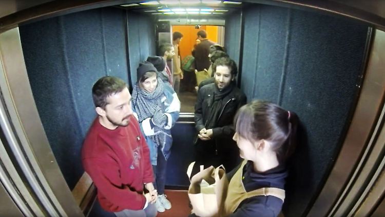 Shia LaBeouf will debattieren und sinnieren - muss aber blöde Fragen beantworten. 