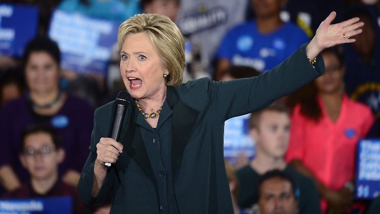 Konnte das Rennen gegen Sanders knapp für sich entscheiden: Hillary Clinton