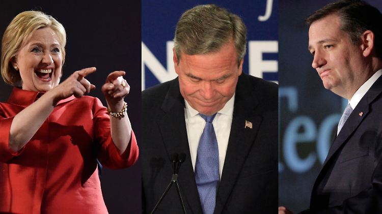 Clinton vergnügt, Bush kapituliert, Cruz unzufrieden - die Ergebnisse bei den Vorwahlen in Nevada und South Carolina waren nicht für jeden der Präsidentschaftsbewerber erfreulich.