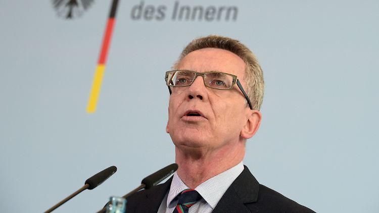 Findet klare Worte für die übrigen EU-Länder: Bundesinnenminister de Maizière