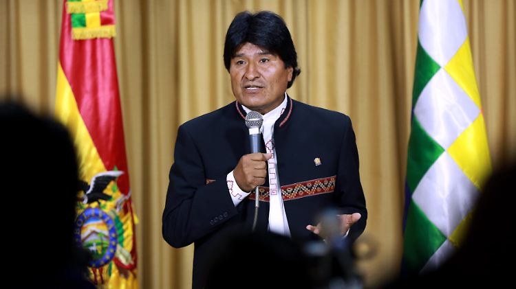 Will am liebsten bis 2025 regieren: Boliviens Präsident Evo Morales