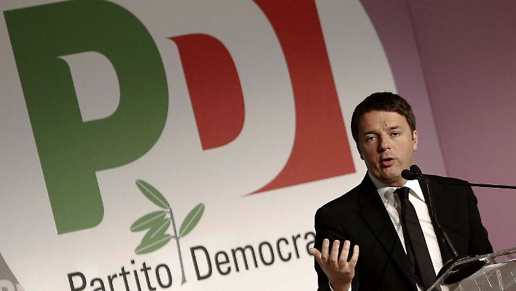 Renzi stimmt seine Parteikollegen auf seinen Kampf für die Homo-Ehe ein.