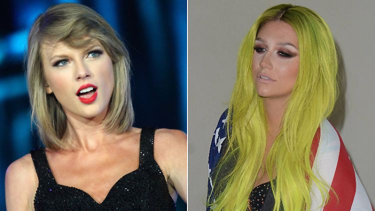 "Großartig!!" - Taylor Swift (l.) gibt Kesha finanziell Rückendeckung.