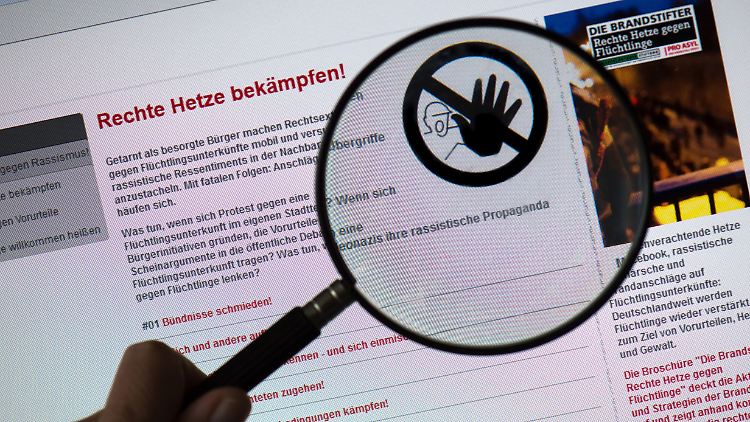 Vor allem im Bereich rechter Hetze verzeichnet die Freiwillige Selbstkontrolle einen deutlichen Anstieg von Beschwerden.