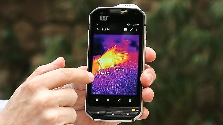 Das Cat S60 ist das erste Smartphone mit Wärmebildkamera.