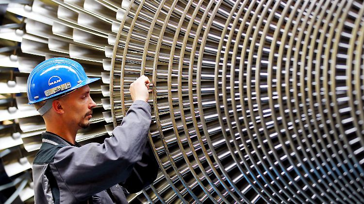 Beim Turbinenhersteller MAN-Turbo in Oberhausen