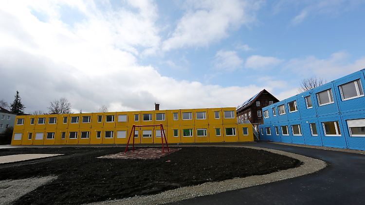 In Erfurt entsteht ein neues Containerdorf für Flüchtlinge.