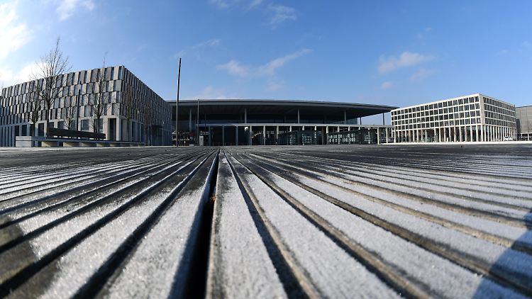 Blick auf das BER-Hauptterminal.
