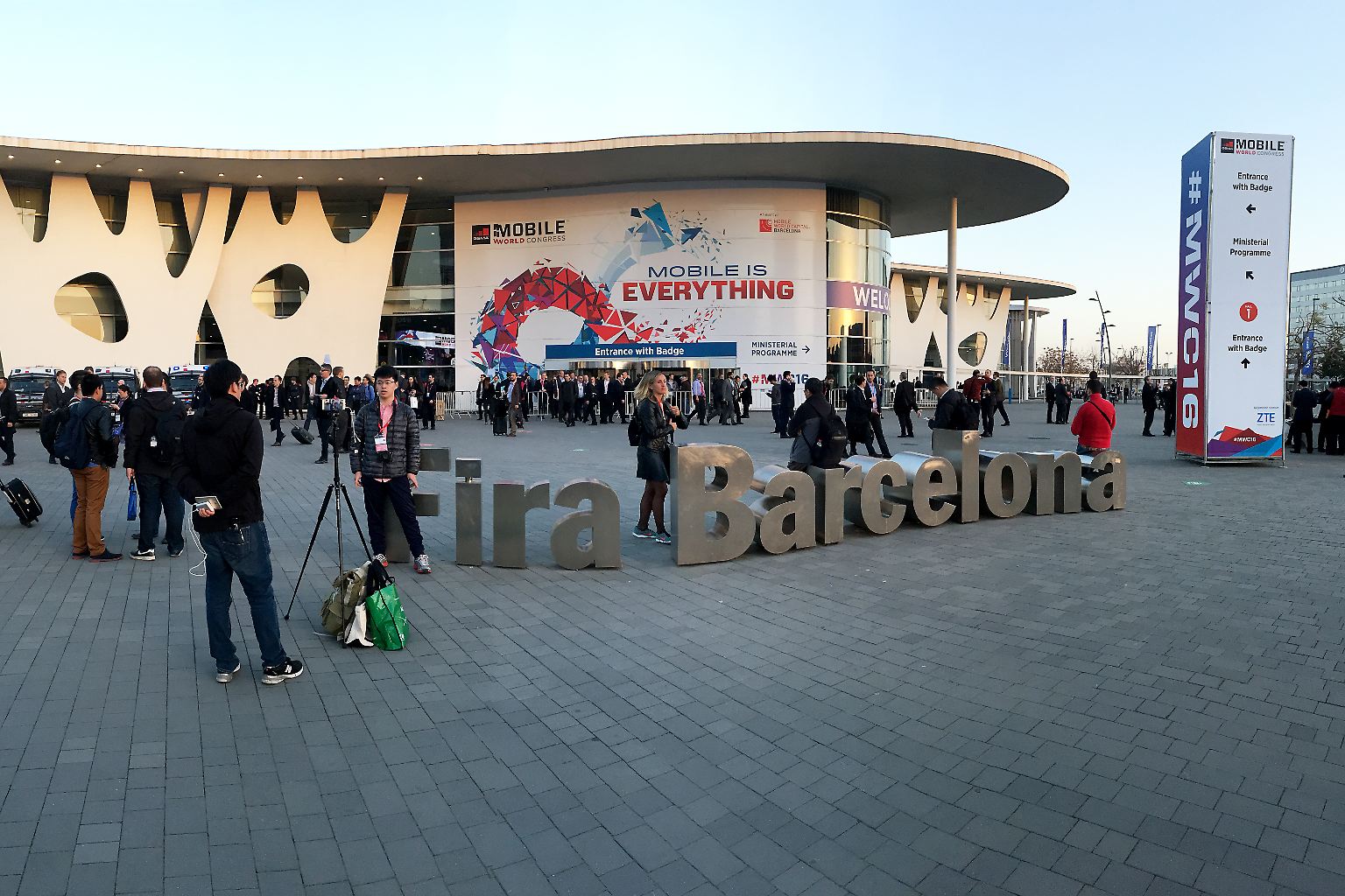 Der Mobile World Congress in Barcelona ist eine der wichtigsten Mobilfunkmessen der Welt.  