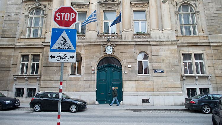 Die griechische Botschaft in Wien: Wann die Botschafterin zurückkehrt, ist unklar. 