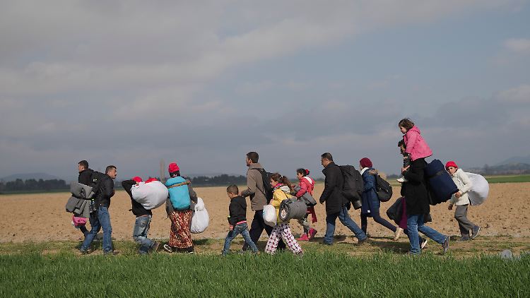 Noch immer sind syrische Flüchtlinge auf dem Weg.