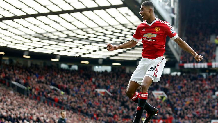 Beeindruckendes Debüt in der Premier League: Marcus Rashford.