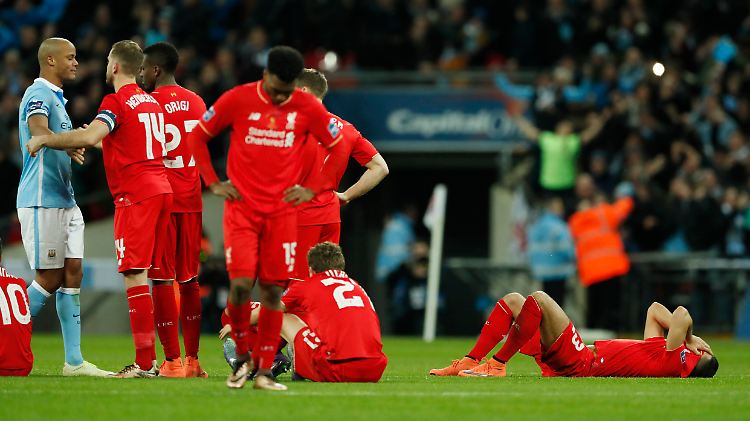 Aus der Traum: Liverpool scheitert im Elfmeterschießen.