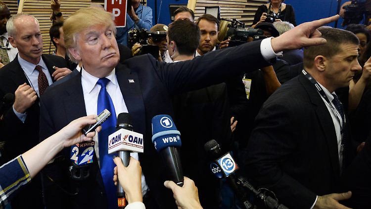 Gibt sich unwissend: Donald Trump